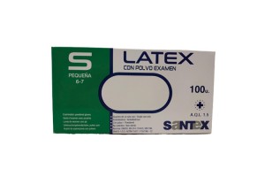 Guantes de Latex  100 uds. Talla 6 / 7  ( S )